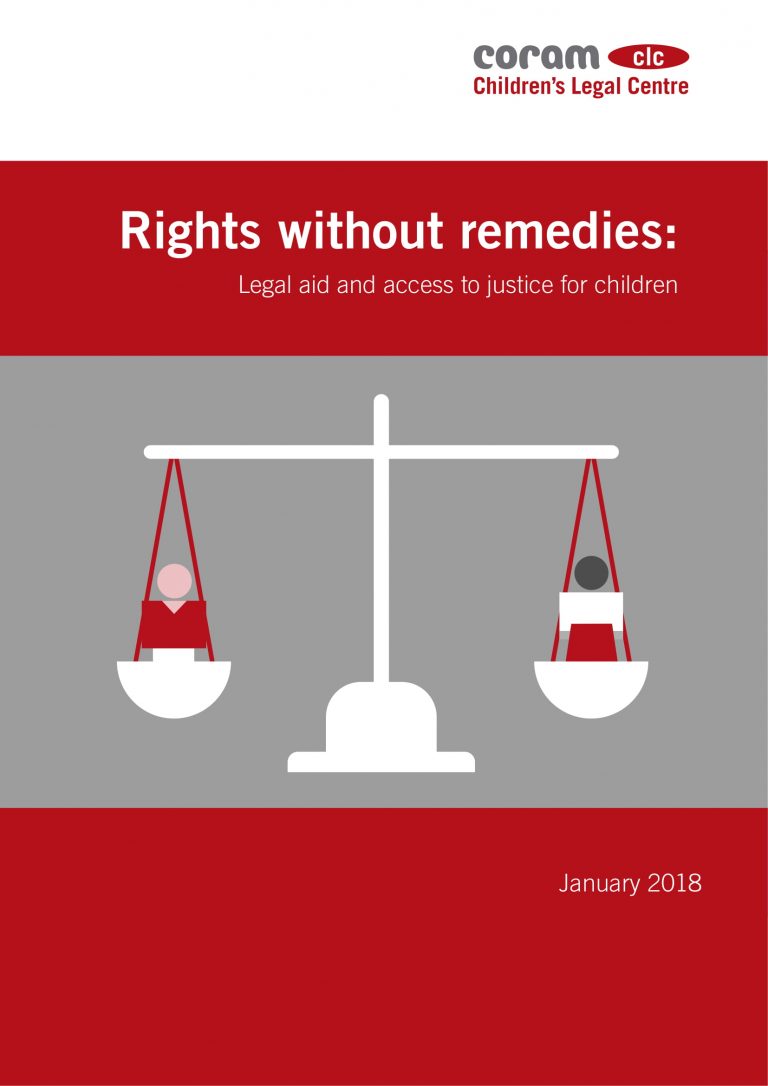 Rights without remedies: Legal aid and access to justice for children